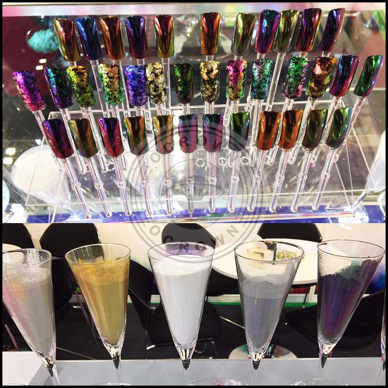 Nail Decoration Chrome Mirror Effect Chameleon Pigment Powder
