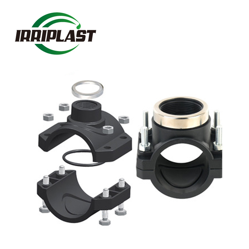 Hot Equal Compression Fitting Clamp Saddles Plastic Products PP Compession Valves with ISO