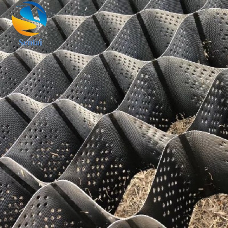 Slope Protection Greening HDPE High-Strength Geogrid Cell Plastic Honeycomb Geogrid Cell Tglg Honeycomb Geogrid Honeycomb