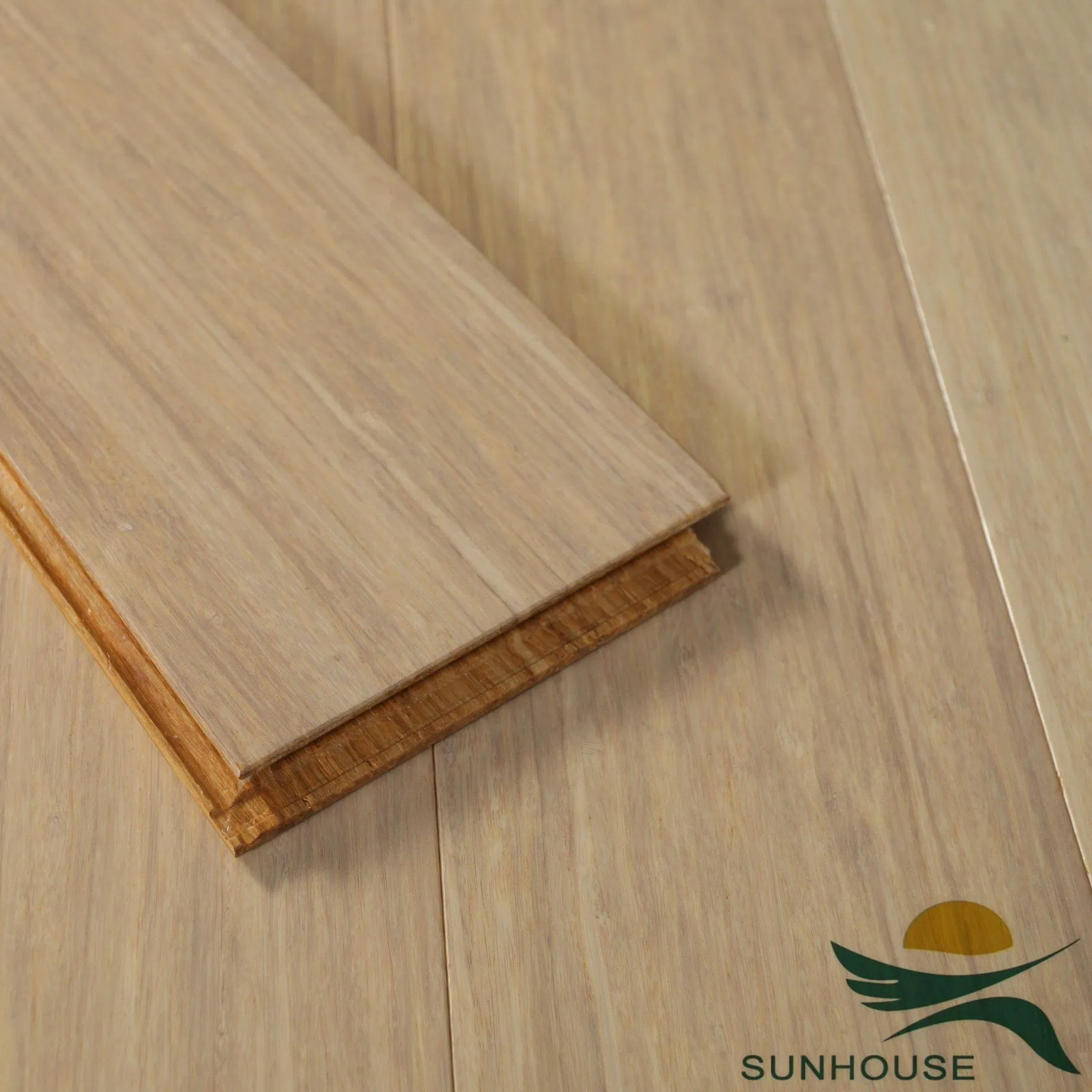 Waterproof Strand Woven Bamboo Floor Indoor Environmental 14/15 mm Natural Bamboo Flooring