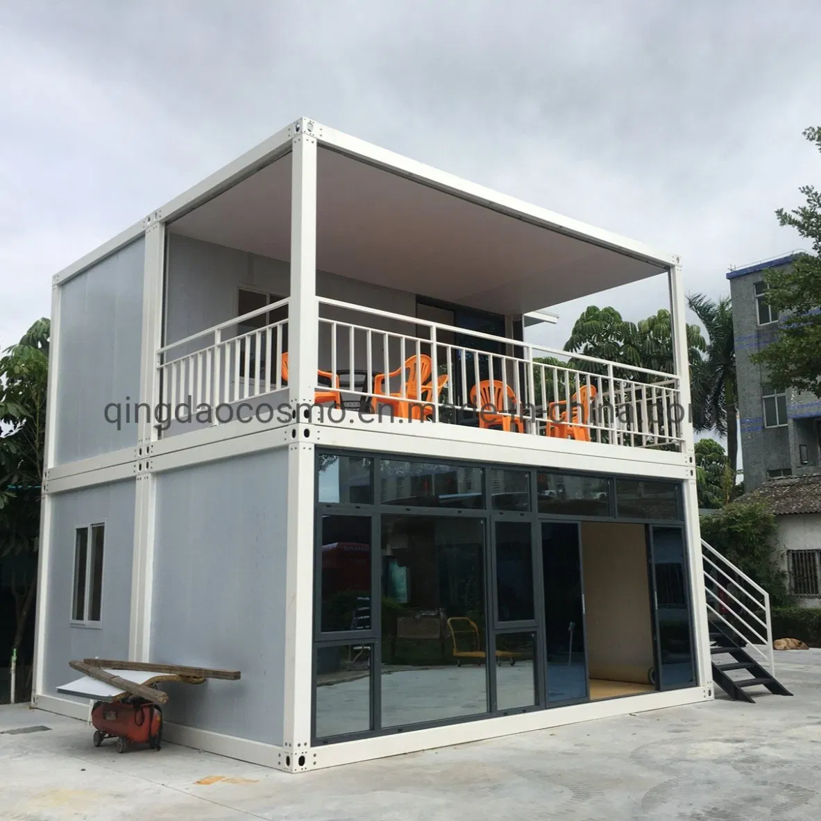 Luxury Foldable Portable Mobile Prefabricated Shipping Modular Steel Wooden Prefab Container Building