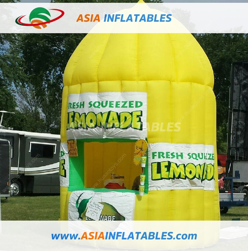 Inflatable Lemon Booth, Inflatable Lemonade Cans Advertising Booth Bar Tent