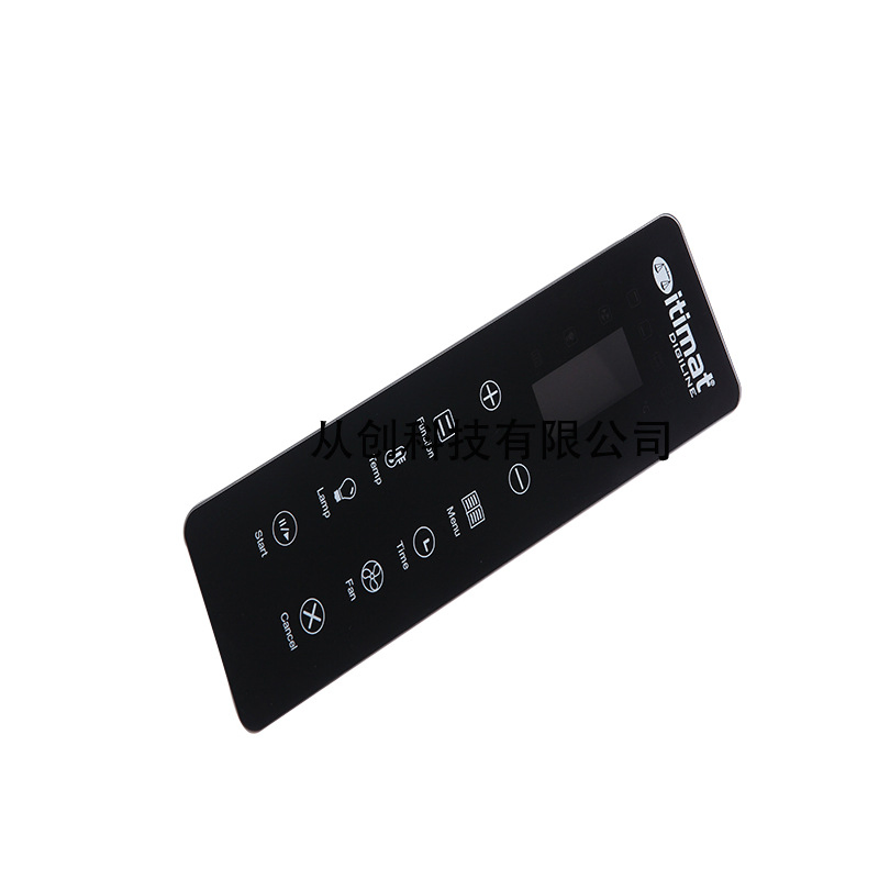 Multi-Function Control Silk-Screen Printing Glass with Brand Logo and Display Window