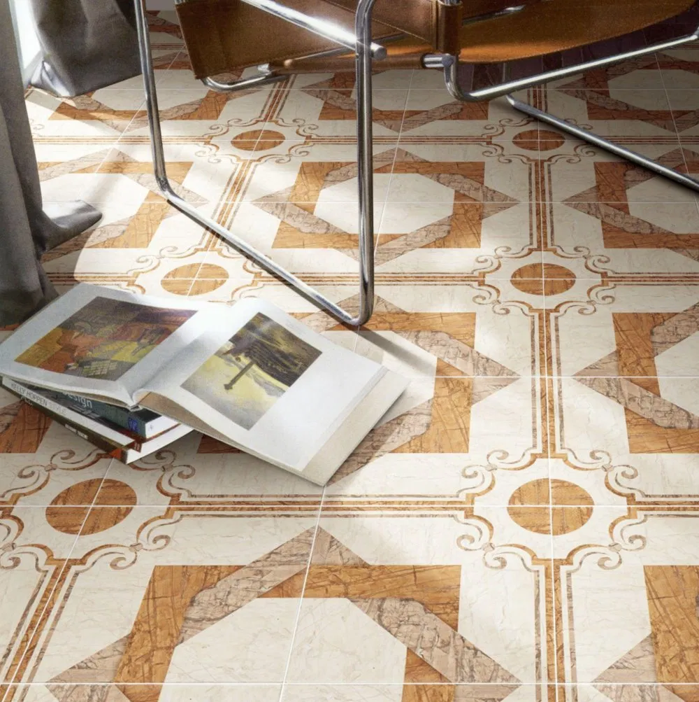 Керамическая плитка 300x300 мм с цветочным узором