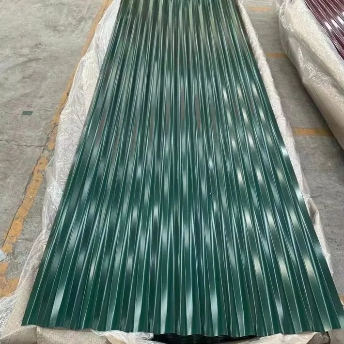 Corrugated Corrosion Resistant Solid Ral Color Coated Roofing Sheet Color Steel Tile
