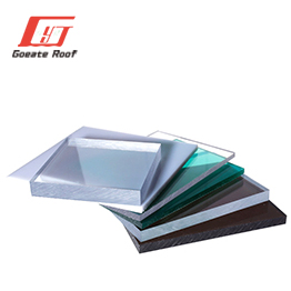 Factory Price Weather Resistance 100% Virgin PC Material Transparent Polycarbonate Solid Sheet