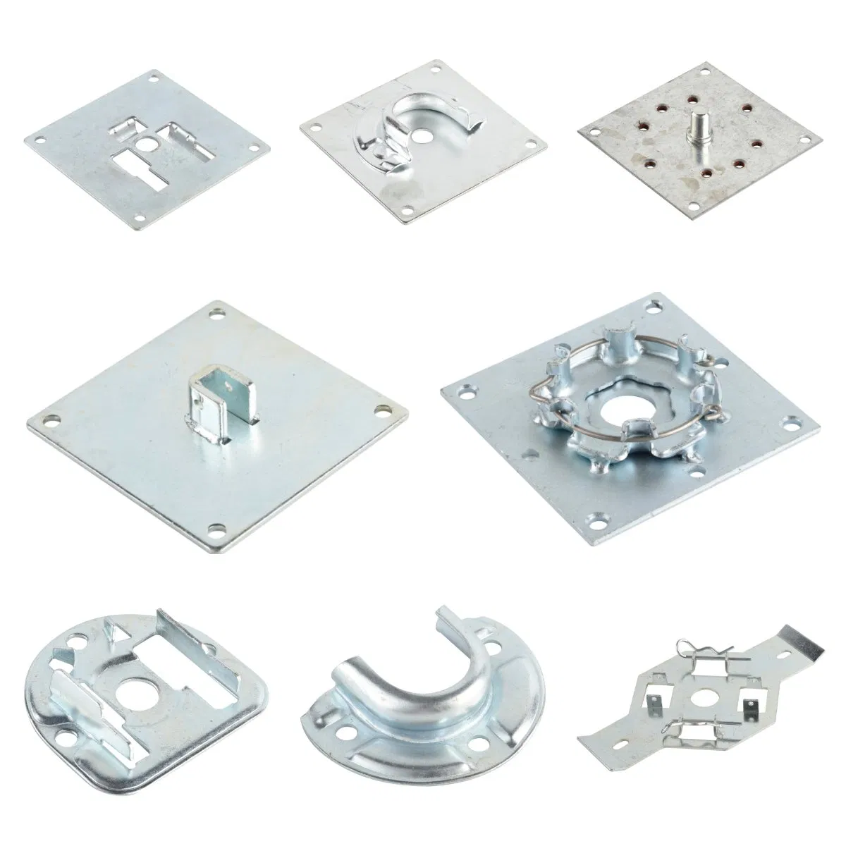 Metal Sheet Silver Zinc- Plated Heavy Power Motor Bracket for Garage Door