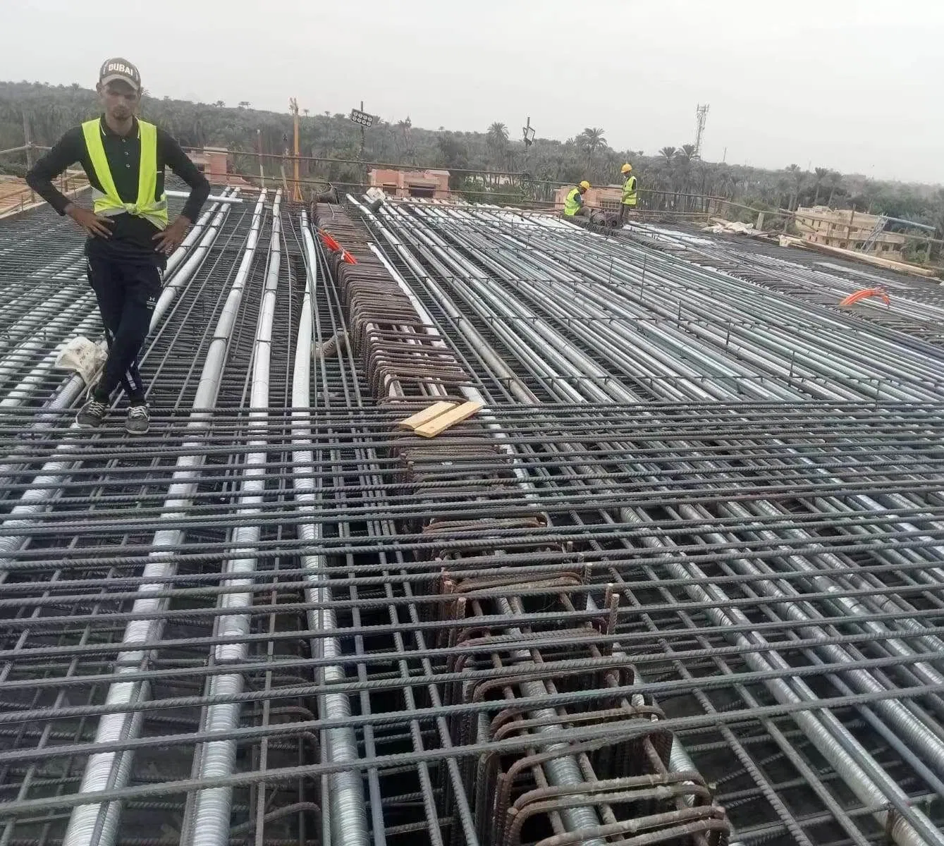 50mm Galvanized Material Corrugated Duct Post Tensioning Corrugated Slab for Pre-Stressed Concrete Bridge Construction