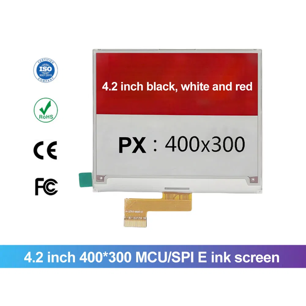 4.2 Inch Epaper Eink Display Module 400*300 E-Ink Panel High Resolution E-Paper Display ESL Retail Solution Digital Price Labels Crash Prevention