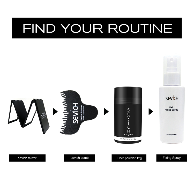 Keratin Hair Building Fiber Hairdressing Combs