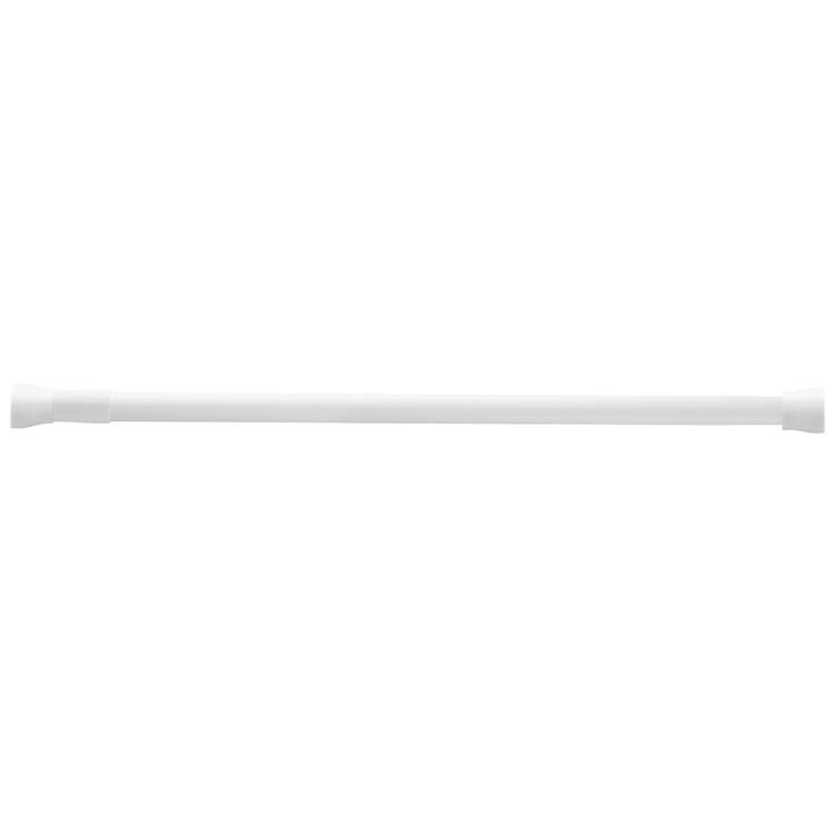 Sanipro Adjustable Extension Stainless Steel Bathroom Curtain Poles, Al Spring Tension Curtain Rod for Windows or Shower