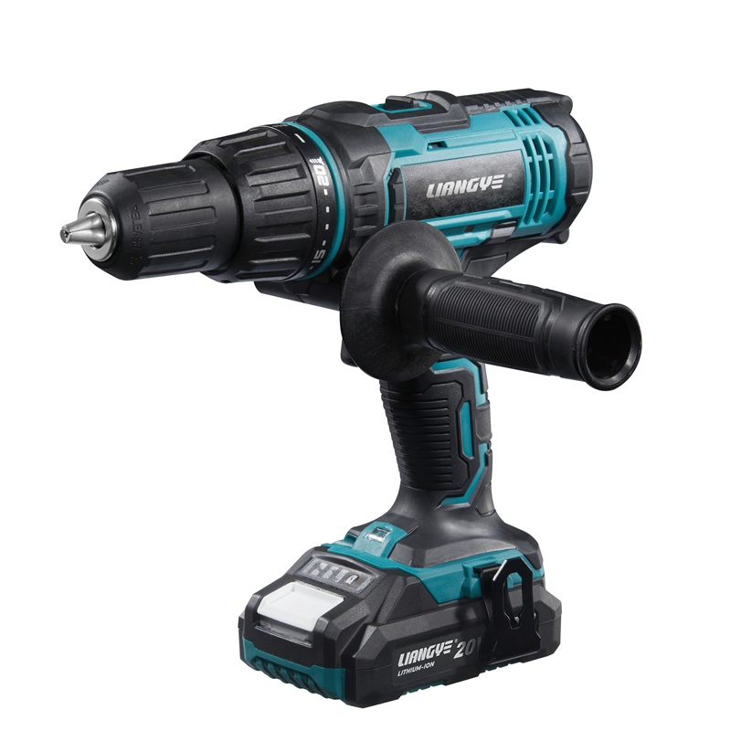 Liangye Battery Power Tool Sets 20V Cordless Impact Screw Driver and Drill