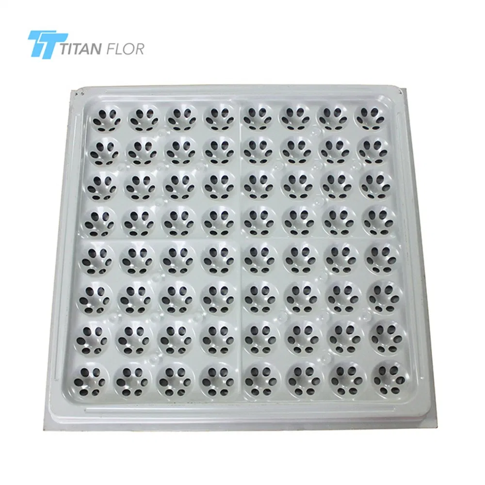 Перфорированные антистатические панели TitanFlor 600x600 мм