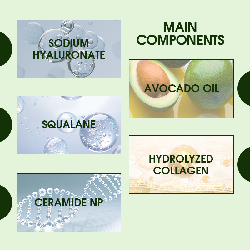 Private Label Moisture Whitening Anti-Aging Soothing The Skin Avocado Skincare Series