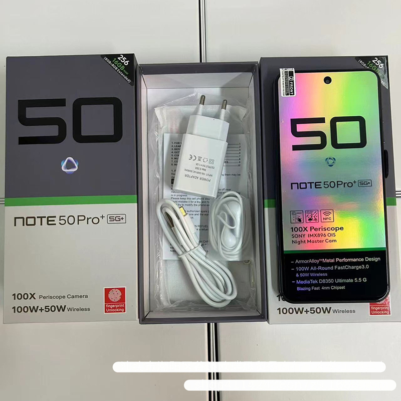 2025 Hot Selling Note50 16GB+1tb Dual SIM Android Mobile Smart Cell Phone