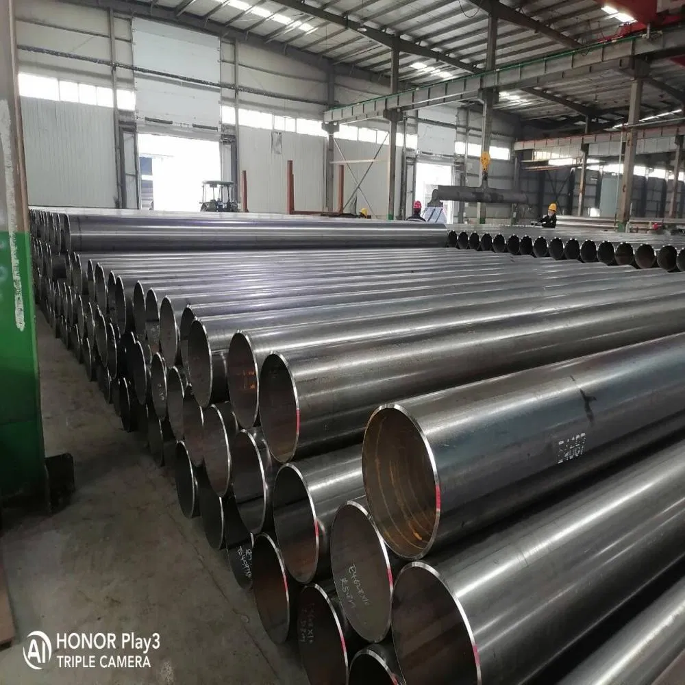 S355jr ERW Steel Pipe for Structural Support with 0.5-60mm Wall Thickness