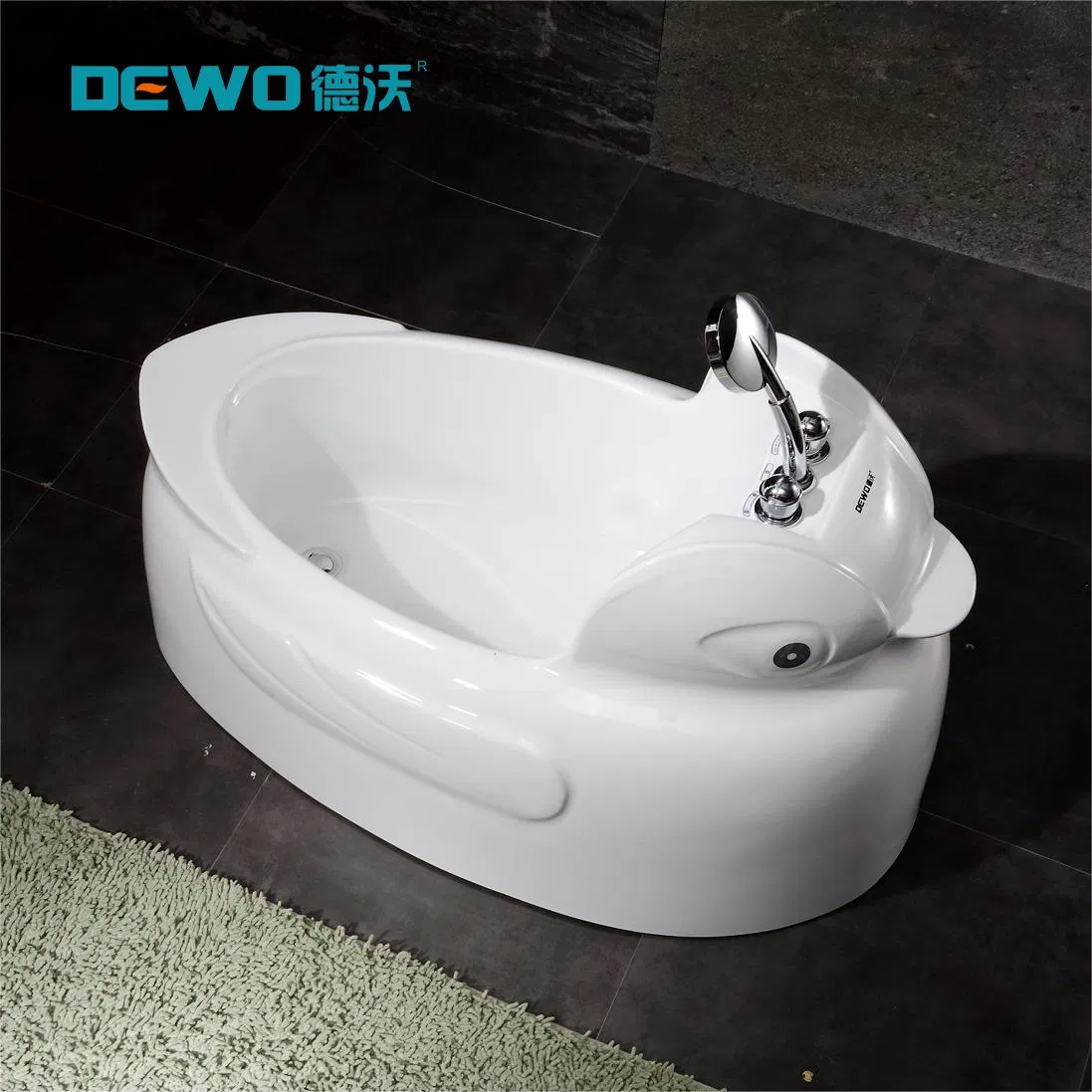 Детская акриловая ванна в форме утёнка 1.2 м