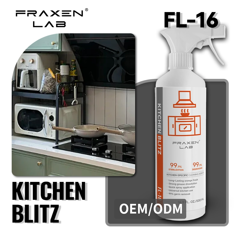 OEM / ODM Household Cleaning Product High Performance Kitchen Degreaser Oil Grease Cleaner Home Cleaning Spray