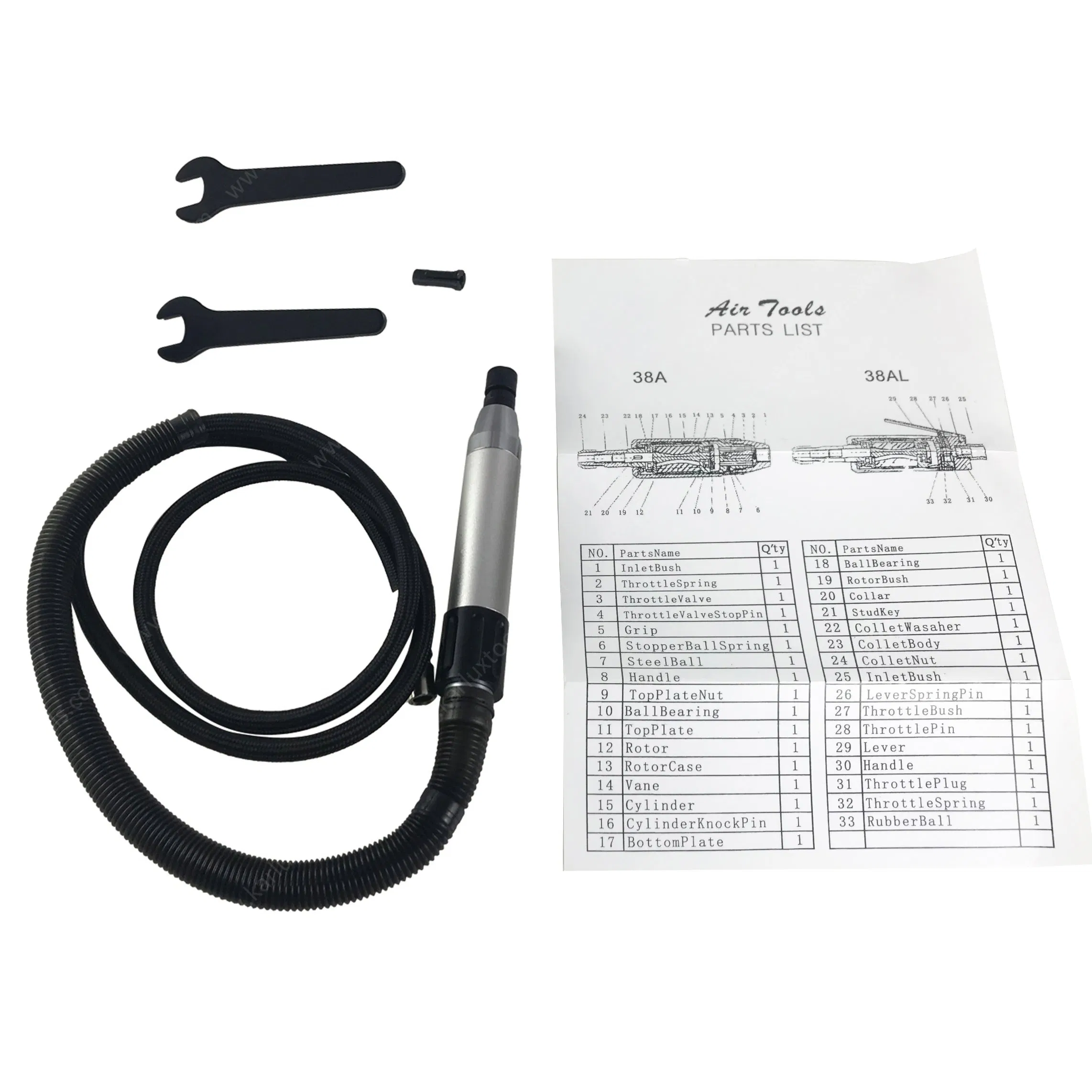 35000 Rpm Double Collect Pneumatic Mini Grinder Air Die Grinder