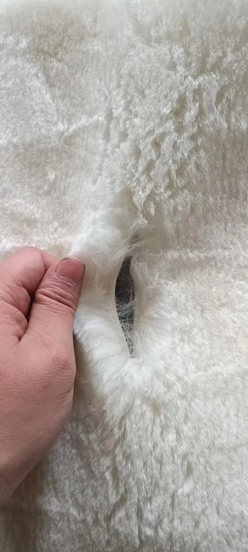 High Quality Sheepskin Lambskin Blanket Wool Stroller Liner with Seperated Legs