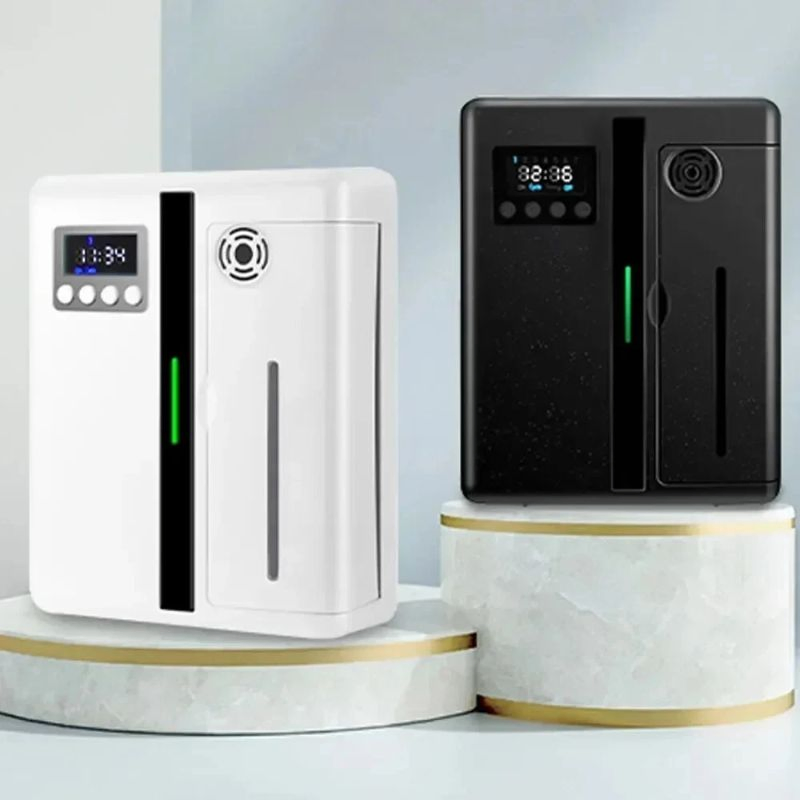 Waterless Scent Diffuser Bluetooth Wall-Mounted Fragrance Machine Smart Scent Diffuserfor Essential Oil Hotel Home Air Freshener