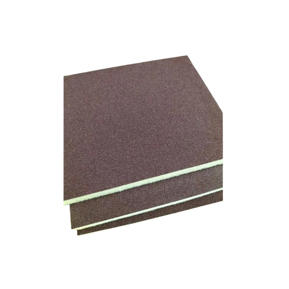 White Sponge Red Aluminum Oxide Sanding Block Customize
