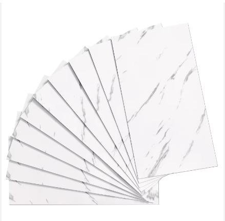 Self Adhesive PVC Marble Wallpaper Waterproof for Bathrooms