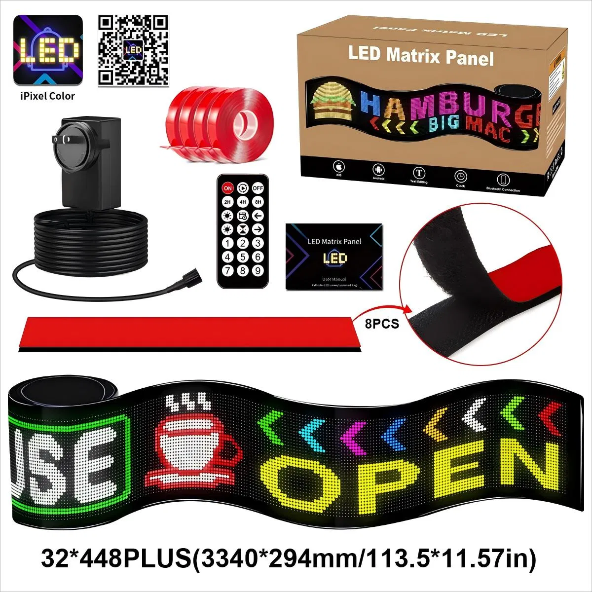 Versatile Programmable LED Billboard for Dynamic Marketing Displays