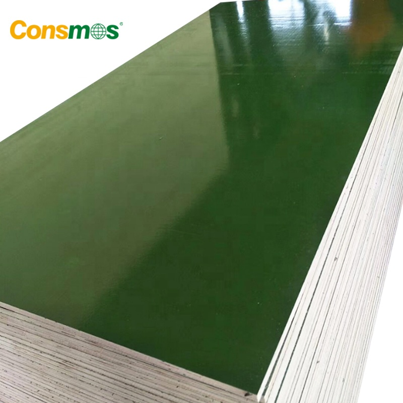 Good Quality 20mm 21mm Green PP Plastic Laminated Plywood Sheets Plastic Coated Plywood for Concrete Form Work