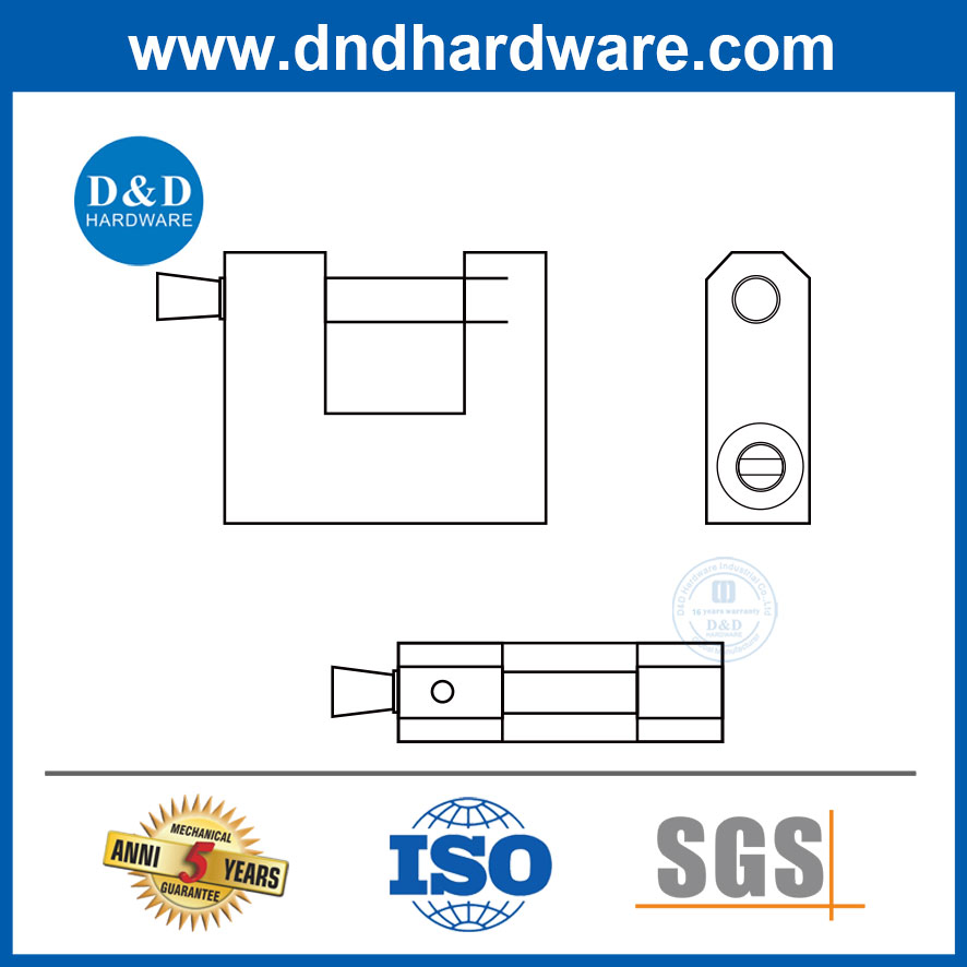 Durable Stainless Steel Heavy Duty Padlock for Truck or Gate
