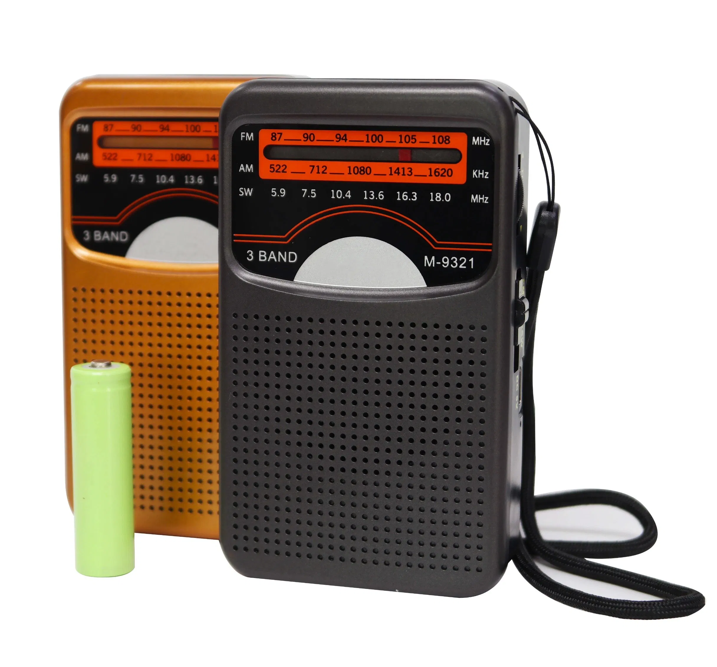 FM Am Sw Portable Radio DSP Pocket Radio with Rechargeable Battery