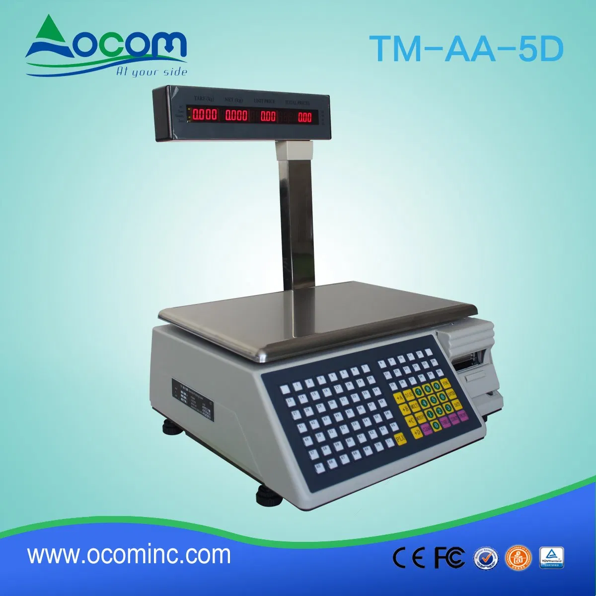 TM-AA-5D Electronic Barcode Label Printing Weighing Scale