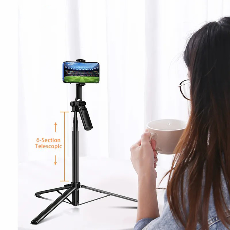 Монопод для селфи Mini Selfie Stick с алюминиевым штативом