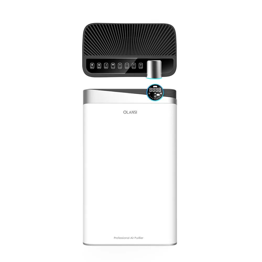 Household Air Purifier Touch Screen UV Light Child Lock HEPA H13 Filter Air Purifier with Humidification