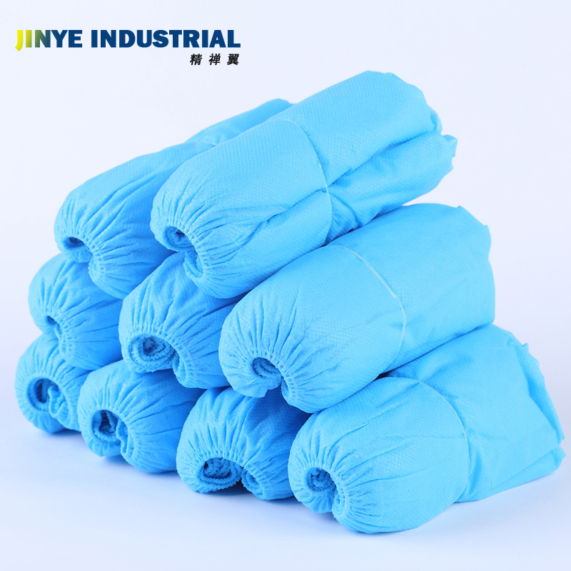 Disposable Non-Woven Fabric Shoe Cover Blue Color