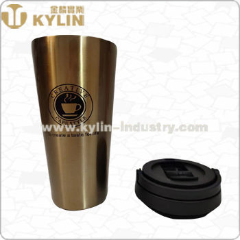 15oz 450ml Vacuum Water Cup Water Bottle with Lid and Allover Printing