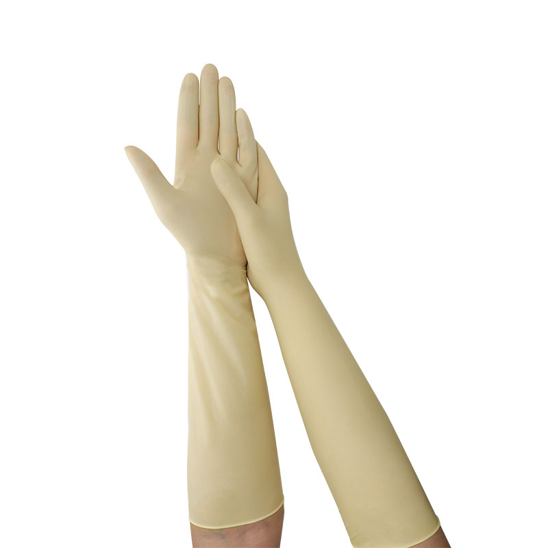 Long Cuff Latex Sterile Touchscreen Disposable Gloves