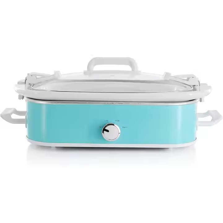 3.5qt Rectangle Slow Cooker: Perfect for Stress-Free Meal Prep
