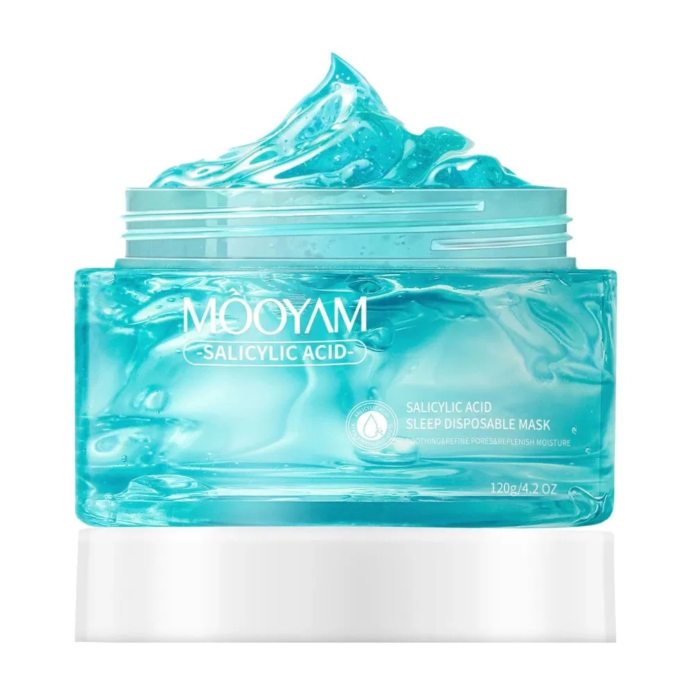 Salicylic Acid Sleep Mask Moisturizing Soothing Face Mask Cream Facial Beauty Good Night Collagen Gel Mask