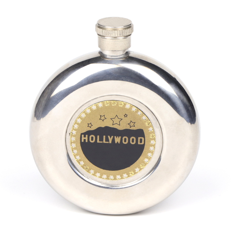 Wholesale Custom Printing Engraved Logo Stainless Steel Souvenir Gift Alcohol Hip Flask