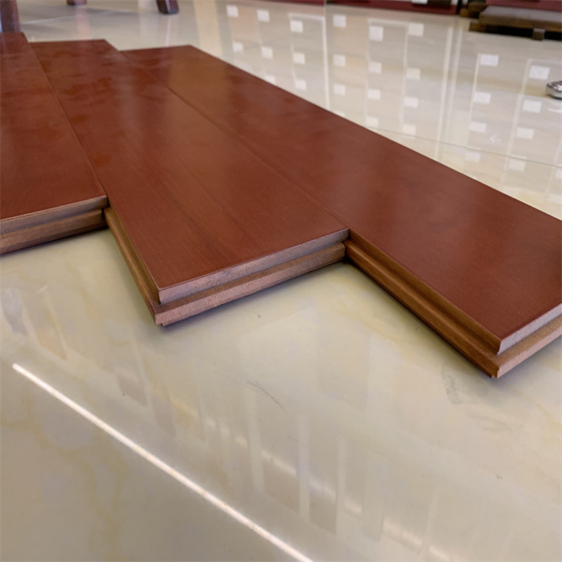 Log Color Light Luxury Home Bedroom 18mm Solid Wood Floor 0749