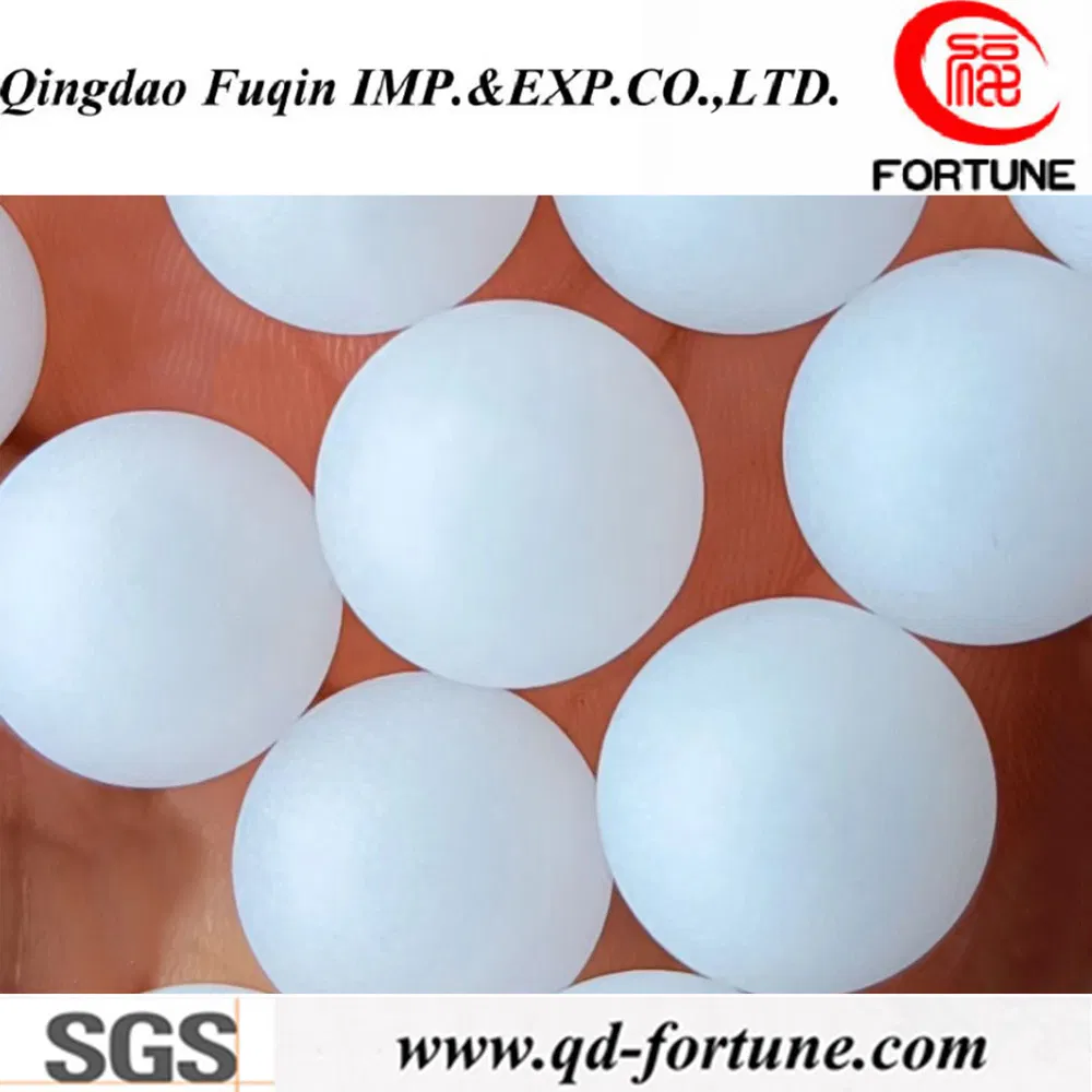 Customized 35.56mm 37.7mm 46mm 55mm Hollow Plastic Te Flon Ball Float for Cosmetic Application Eye Cream Tube