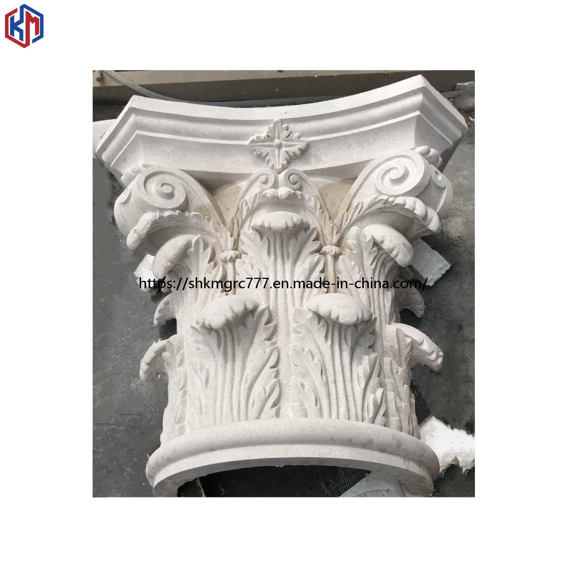 White Splendid Gypsum Grg Ceiling Interior PU Dentil Eave Cornice Moulding USA Dry Wall