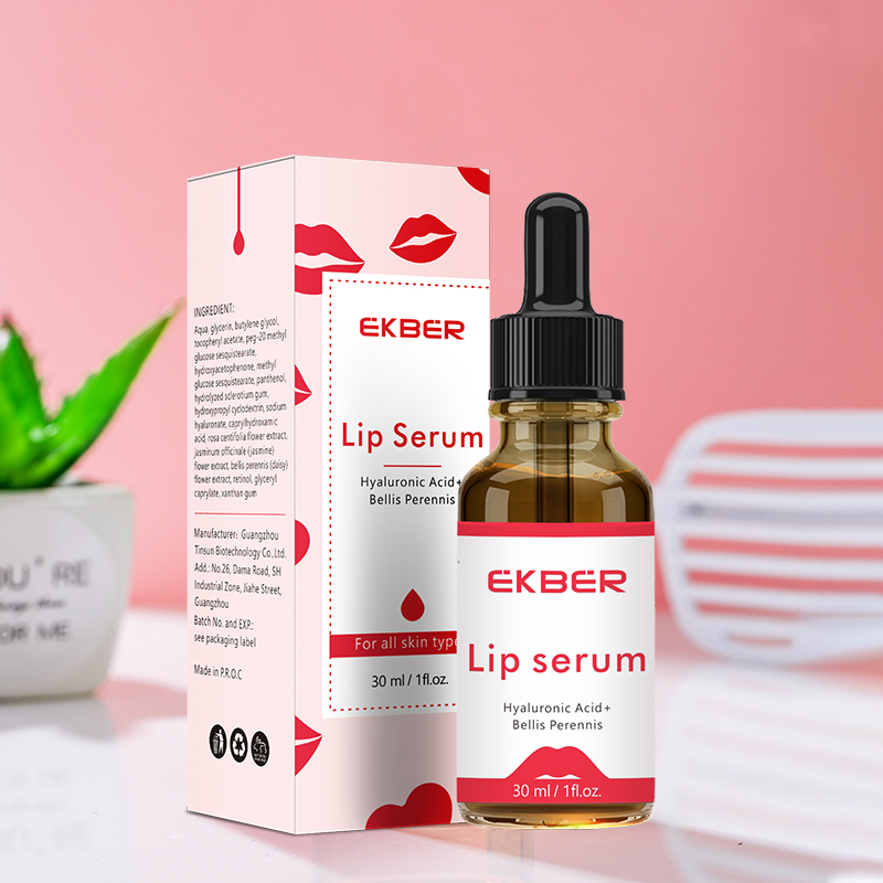 30ml Multifunctional 7 Days Natural Hyaluronic Acid Lip Plumping Lightening Serum Lip Oil Vegan