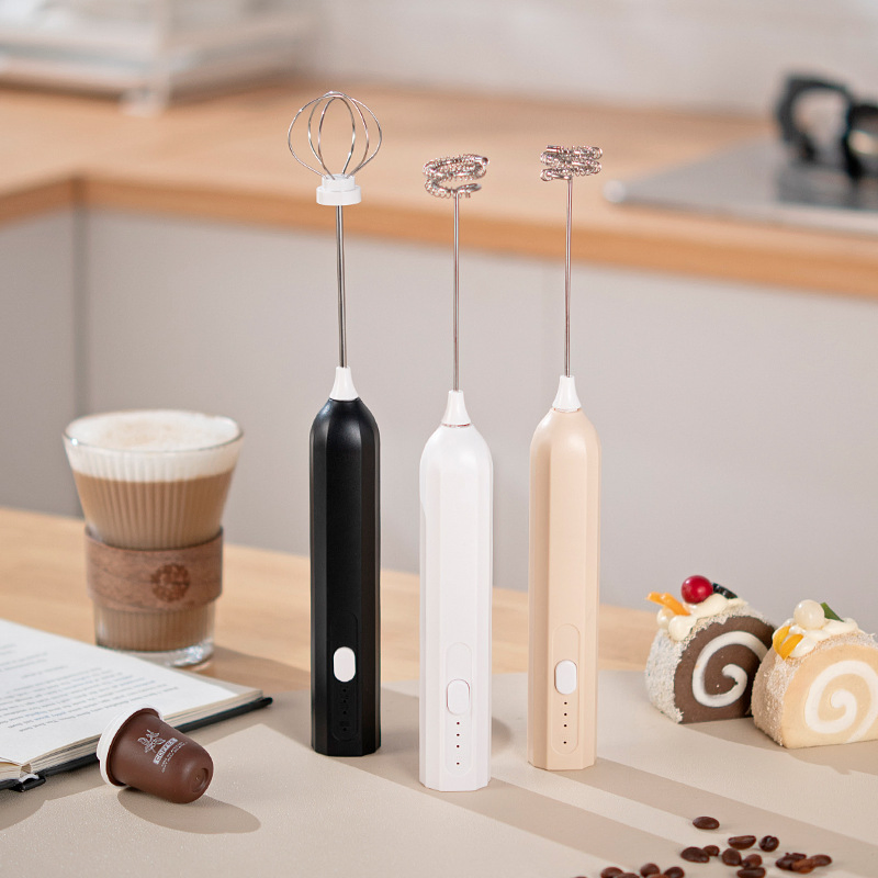 Wholesale Electric Drink Mixer Handheld Foam Maker USB Rechargeable Portable Coffee Milk Frother