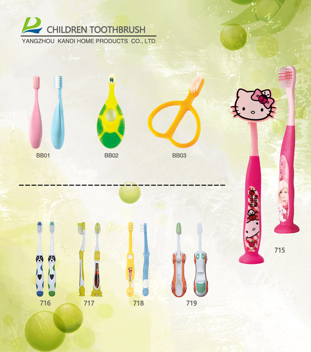 High Quality Handle Printing Free Sample Junibor Kids Toothbrush