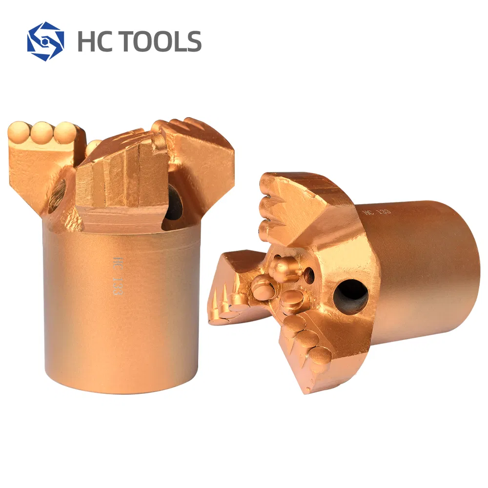 3 Blades PDC Diamond Non Core Mining Drill Bits