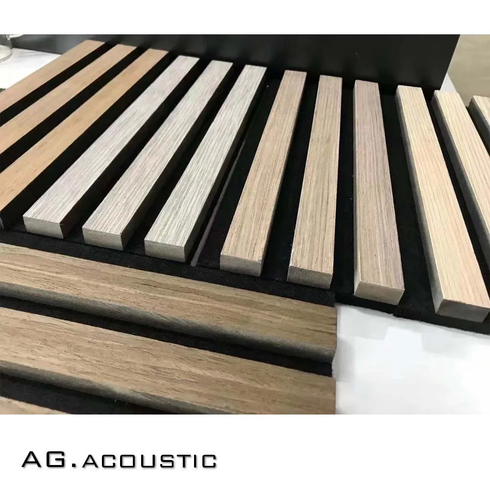 AG. Acoustic Sound Absorption Materials Wholesale Felt Board Slat Wall Panel