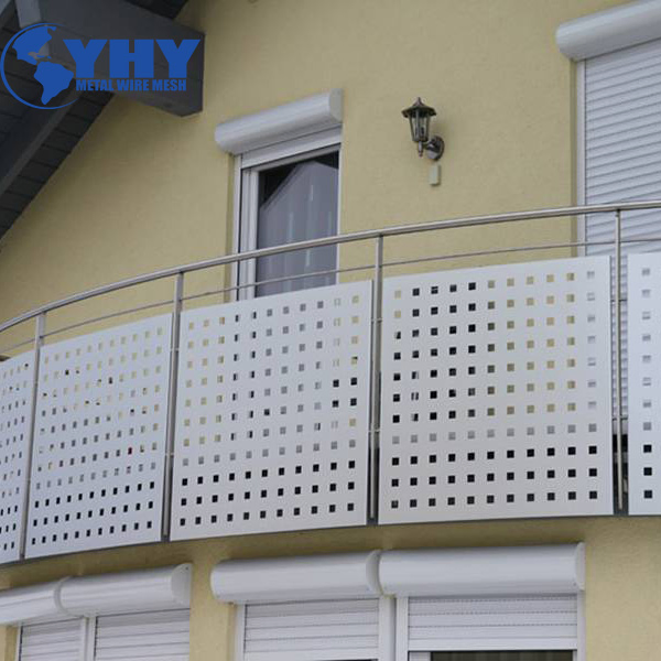 Sound Proof Round Hole Punch Plate Perforated Metal Sheet Fence