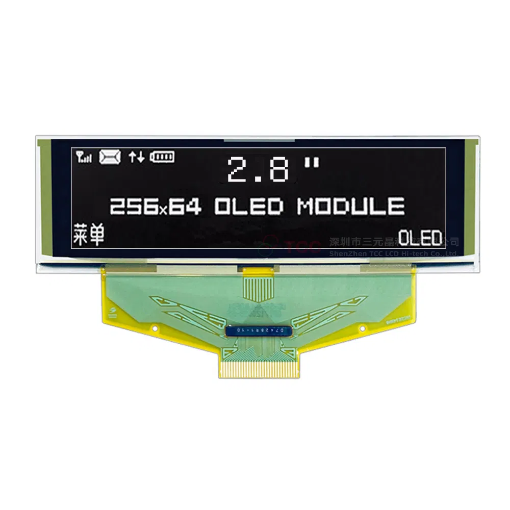 2.8 Inch 256X64 LCD Module SSD1322 Driver 30 Pin Monochrome OLED Display Replace Wex025664A